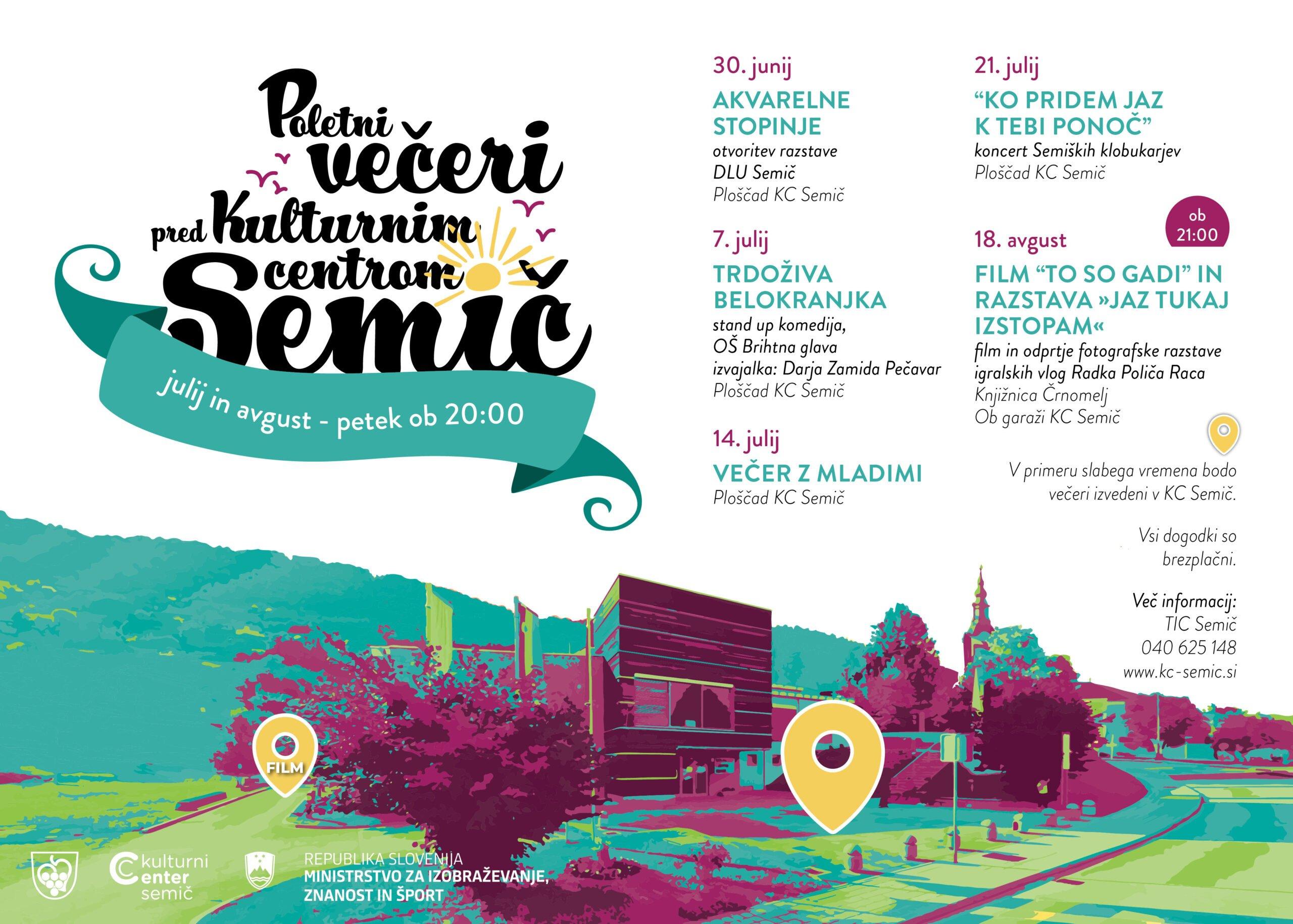 KC Semič Poletni večeri program