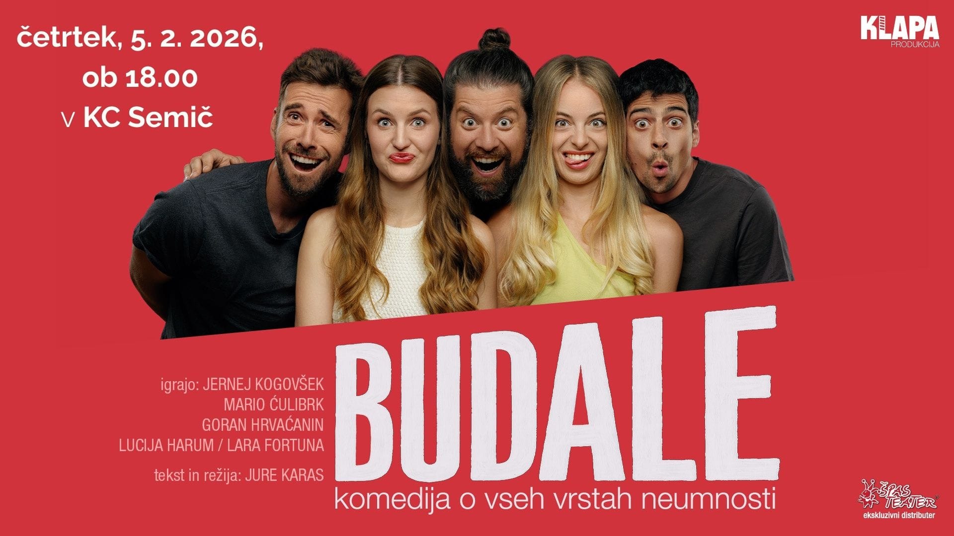 Budale za TV in dogodek na face ()
