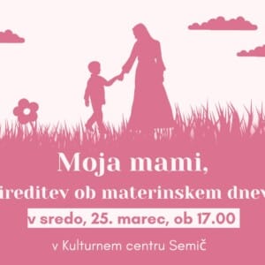 Moja mami, prireditev ob materinskem dnevu za dogodek na face ( x px)