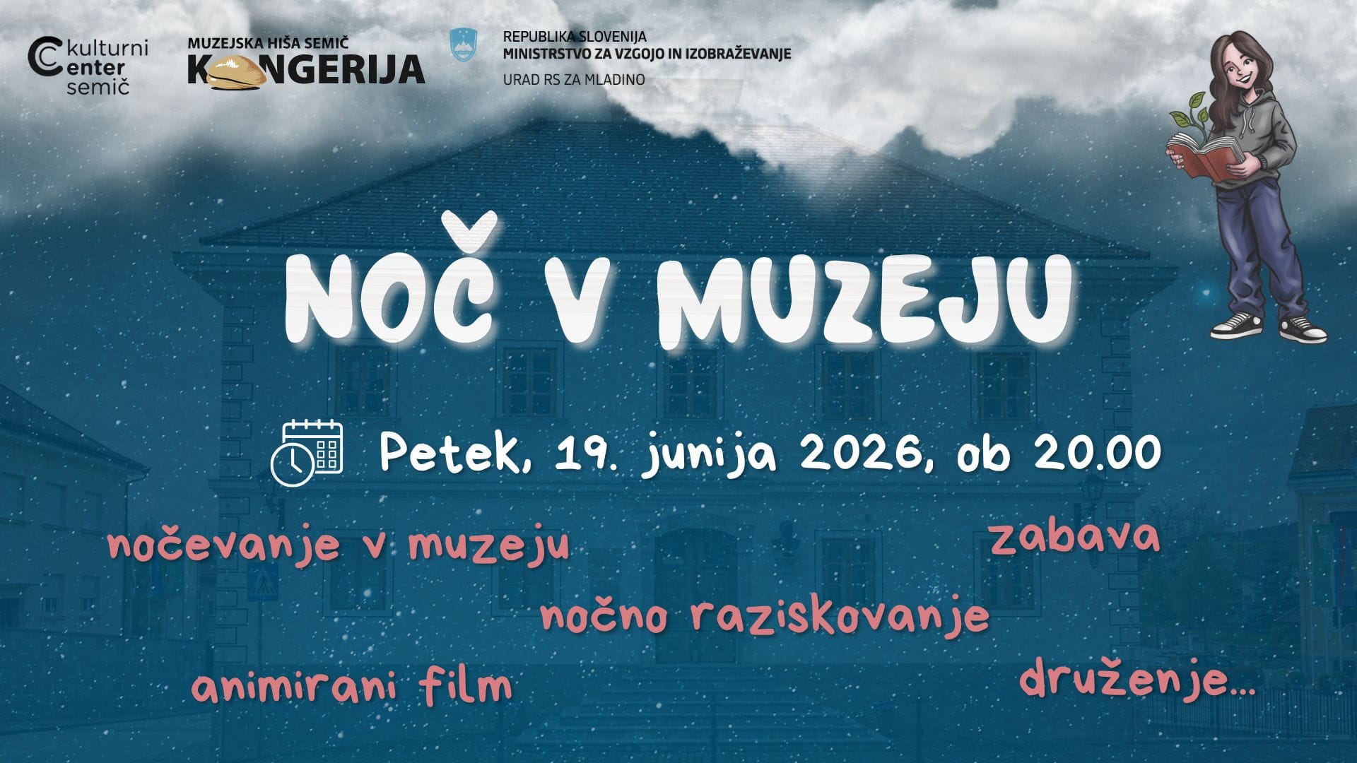 Noč v muzeju za otroke za dogdek na face