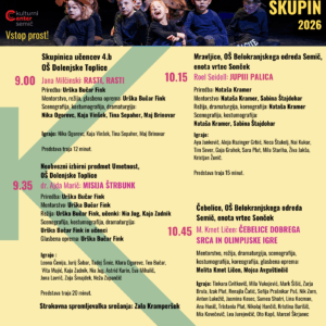 Območno srečanje otroških gledališčnih skupin