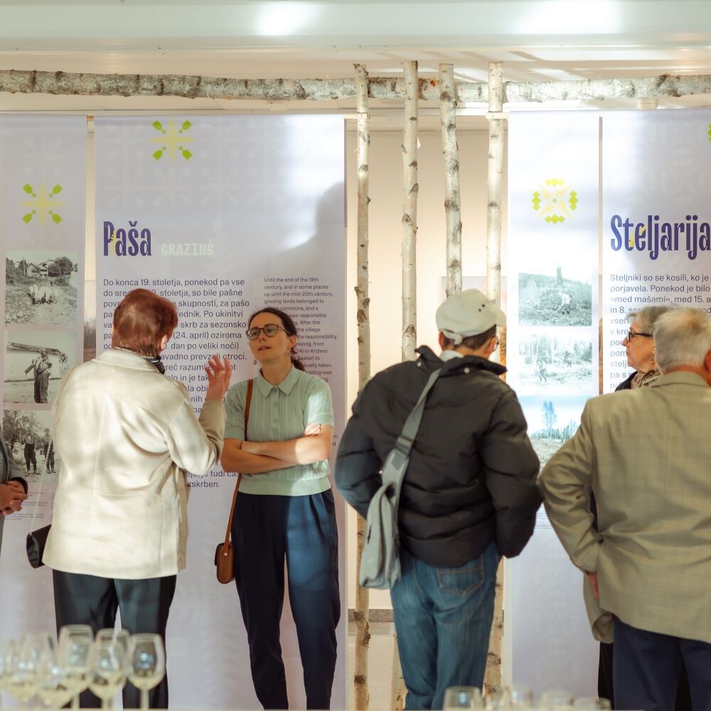 Razstava Zgodbe steljnikov, preplet orlove praproti živali in ljudi, Kulturni center Semič .. Tina Stariha, Smile Studio