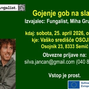 Vabilo FB Gojenje gob na slami ..