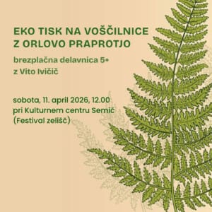 EKO TISK NA VOŠČILNICE Z ORLOVO PRAPROTJO ()