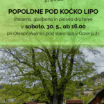 . . pod kočko lipo plakat