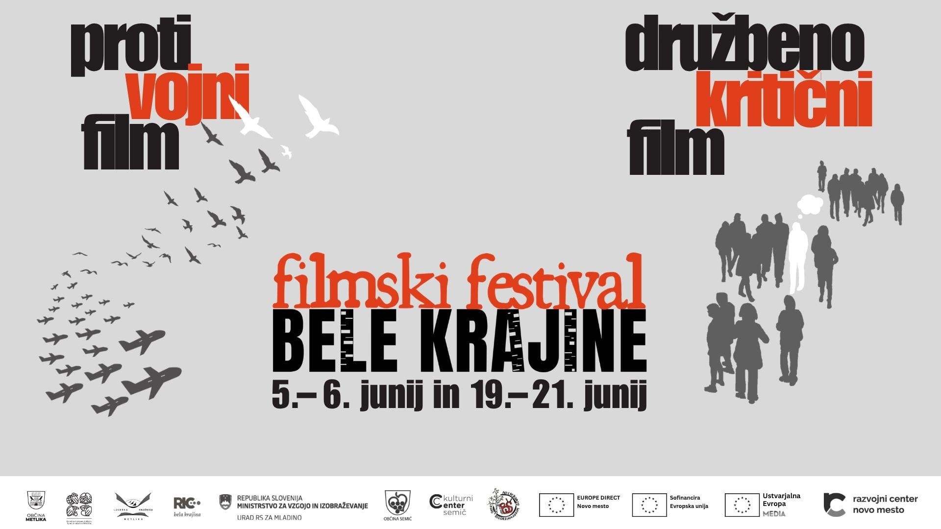 Belokranjski filmski festival FB event cover z logotipi