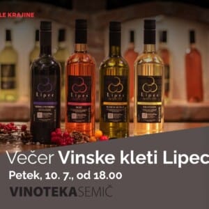 Večer Vinske kleti Lipec dogodek na face