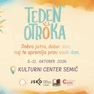 Teden otroka face dogodek in TV
