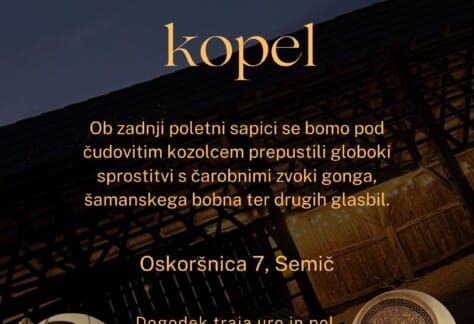 Zvočna kopel, .., Oskoršnica, . del ()