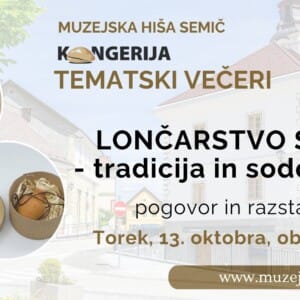 Tematski večeri v Muzejski hiši Semič ( x px) za face dogodek in TV