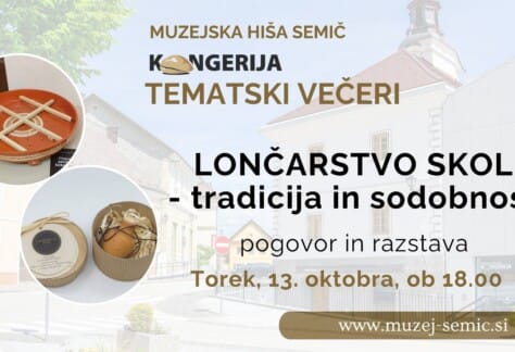 Tematski večeri v Muzejski hiši Semič ( x px) za face dogodek in TV